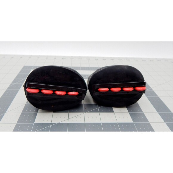 Teddy Mountain Accessories Black Roller Skates In-Line Shoes Red Wheels - Picture 5 of 11